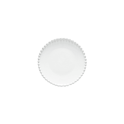 Image showing the Pearl Set of 6 bread plates, 17cm, white product.