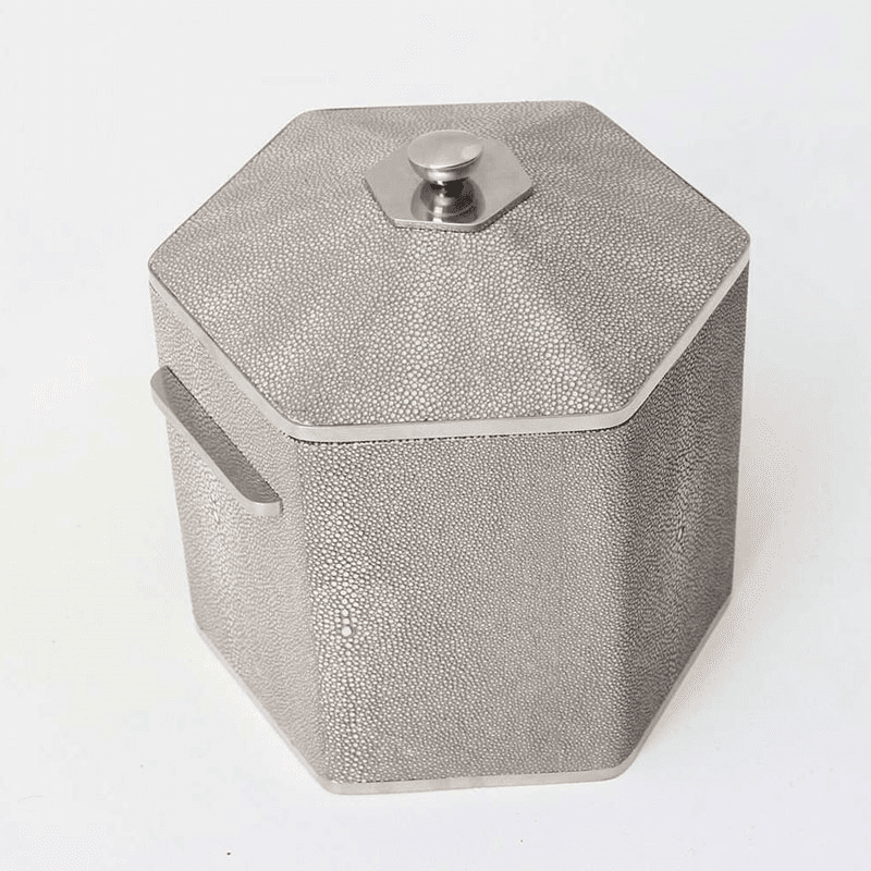 Ice Bucket, Barley Shagreen
