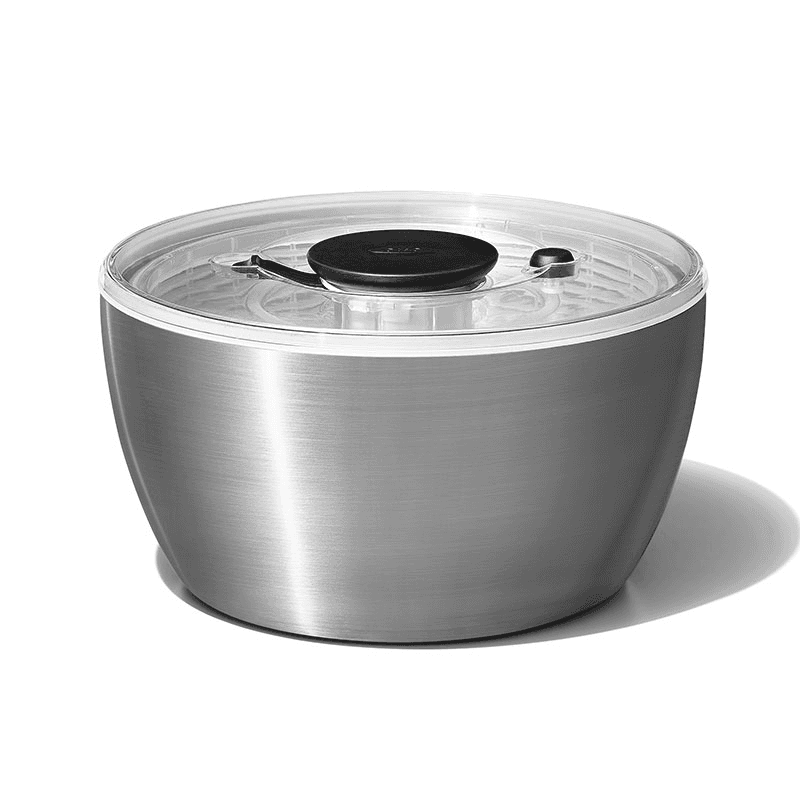 Salad Spinner, Stainless Steel