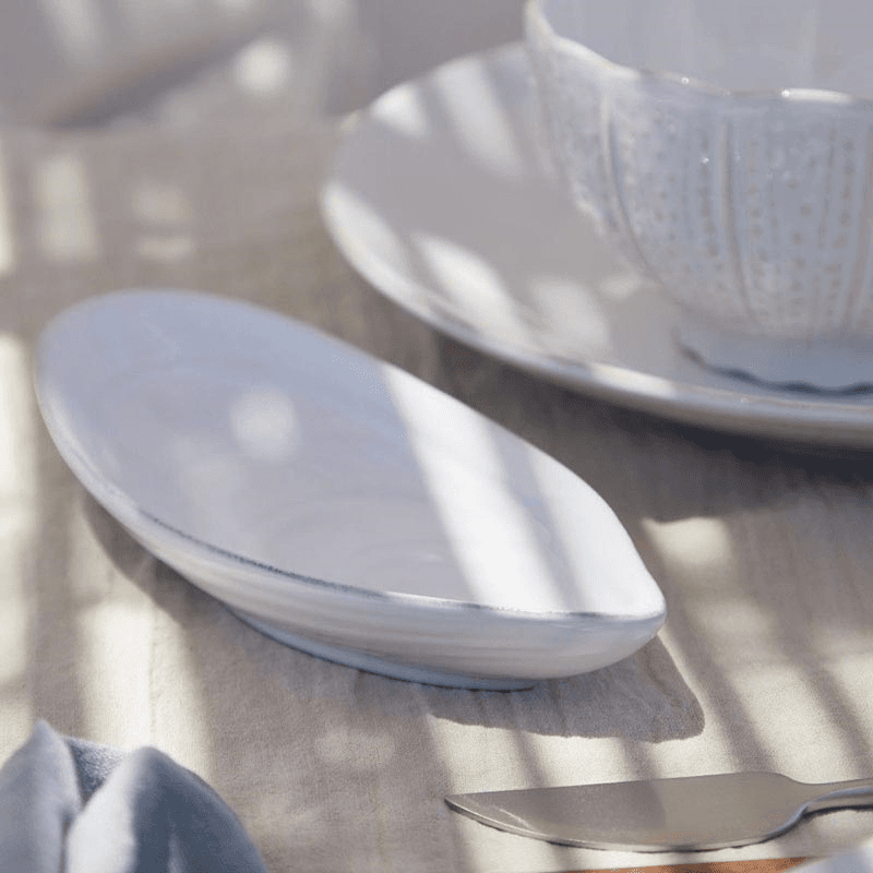 Aparte Set of 4 Trays, D19cm, White