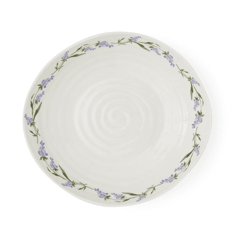 Lavandula Set of 4 Pasta Bowls, L23.5 x W21.5cm, Multi
