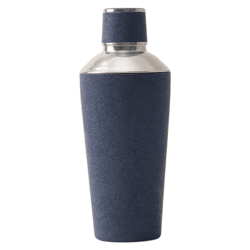 Image showing the Cocktail Shaker, Nile Blue Shagreen product.