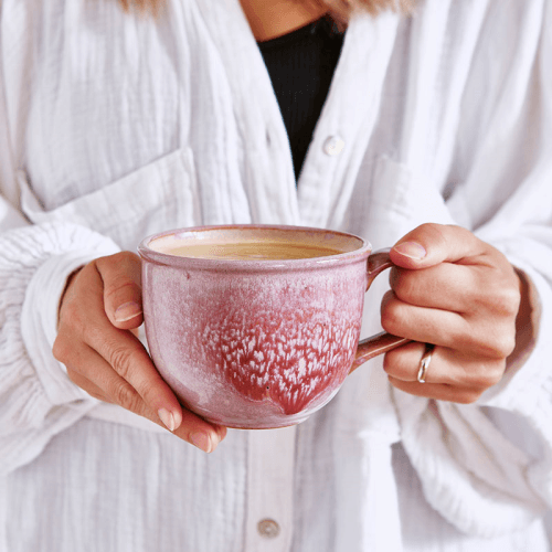 Image showing the Minerals Set of 4 Mugs, 300ml, Rose Quartz product.