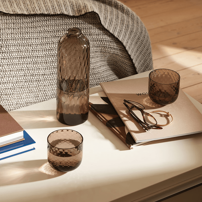 Dapple Tumblers Set of 2, 330ml, Earth Brown