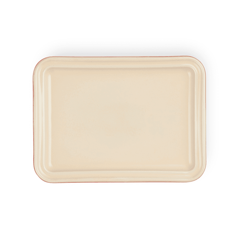 Stoneware Butter dish, 17 x 13 x 9cm, Cerise