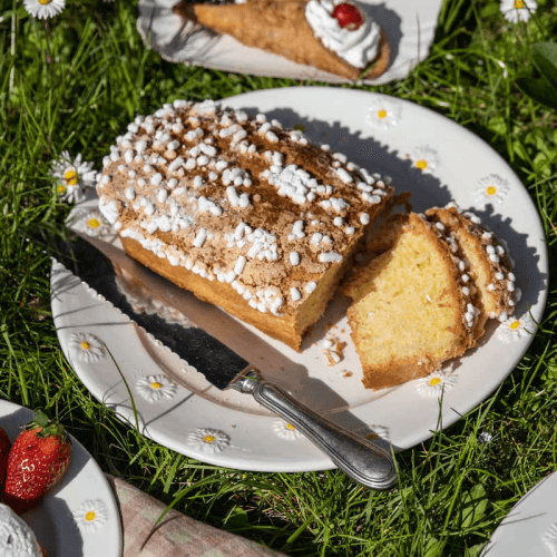 Image showing the Daisy Set of 4 Dinner Plates, D28cm, White product.