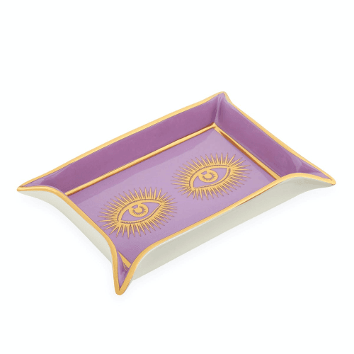 Image showing the Eyes Valet Tray, Pink product.