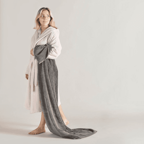 Image showing the The Plush Bath Towel, Slate product.