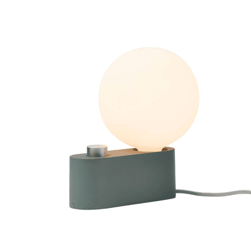 Image showing the Alumina Table lamp, L28 x W15cm, Sage product.