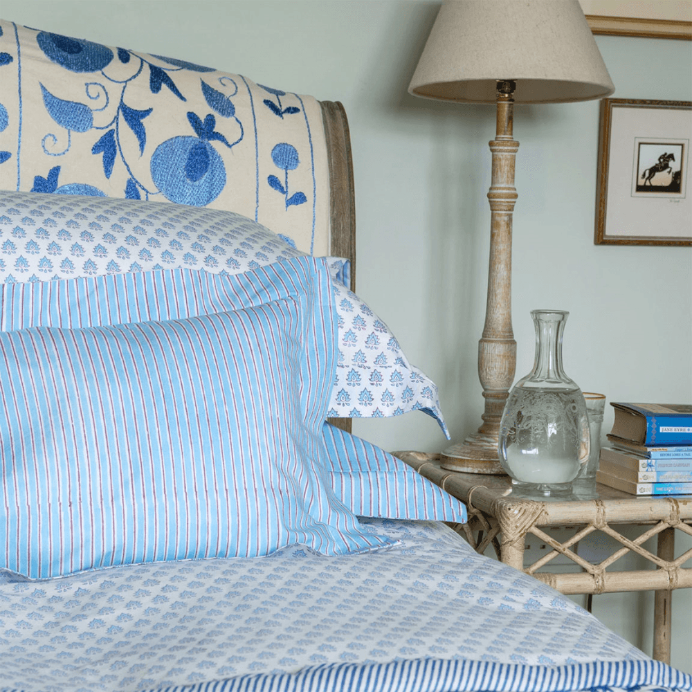 Pomily King Size Duvet Cover, Blue