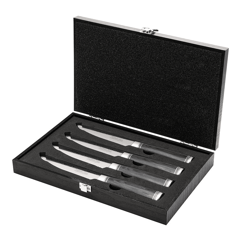 Katana Saya Pakkawood 4 Pce Steak Knife Set