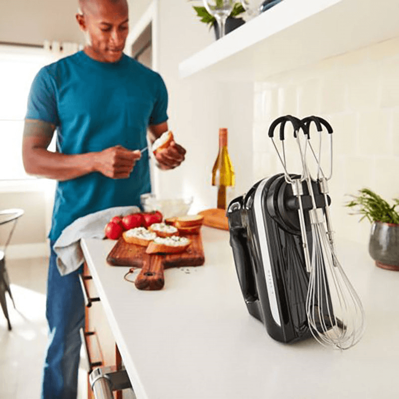 6 Speed Hand Mixer Flex Edge, Onyx Black