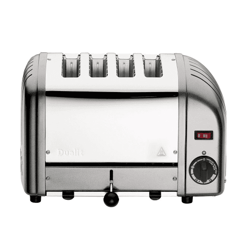 Image showing the Classic Vario 4 slot toaster, Metallic Silver product.