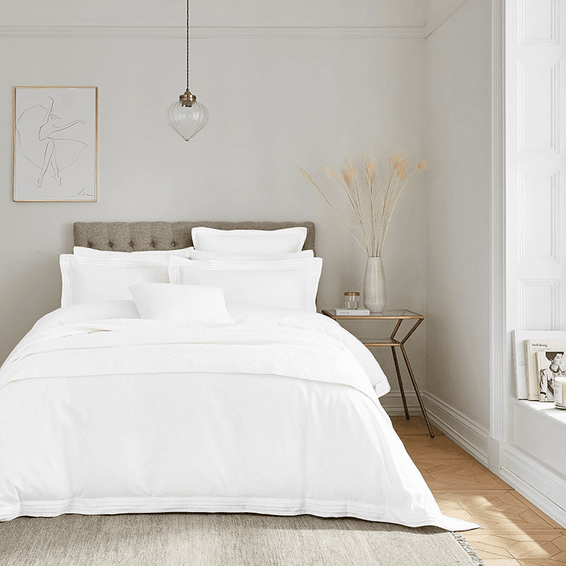 Vendi Duvet Cover, Double, White