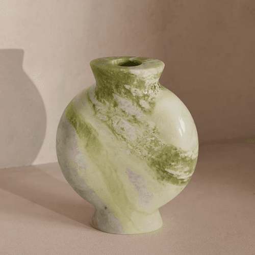 Image showing the Sesso Vase, H18cm, Green product.