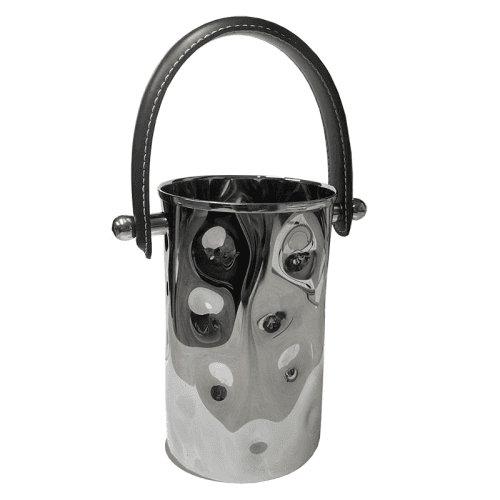 Image showing the Polo Bottle Holder, D11 x H17.5cm, Silver product.