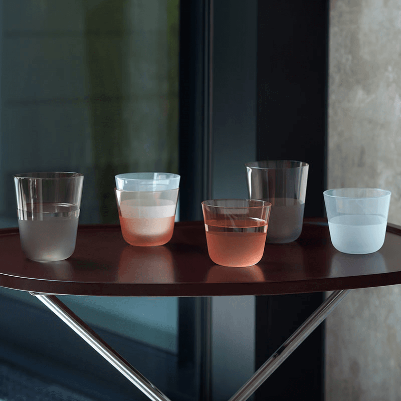 Arc Contrast Set of 2 Tumblers, 380ml, Earth