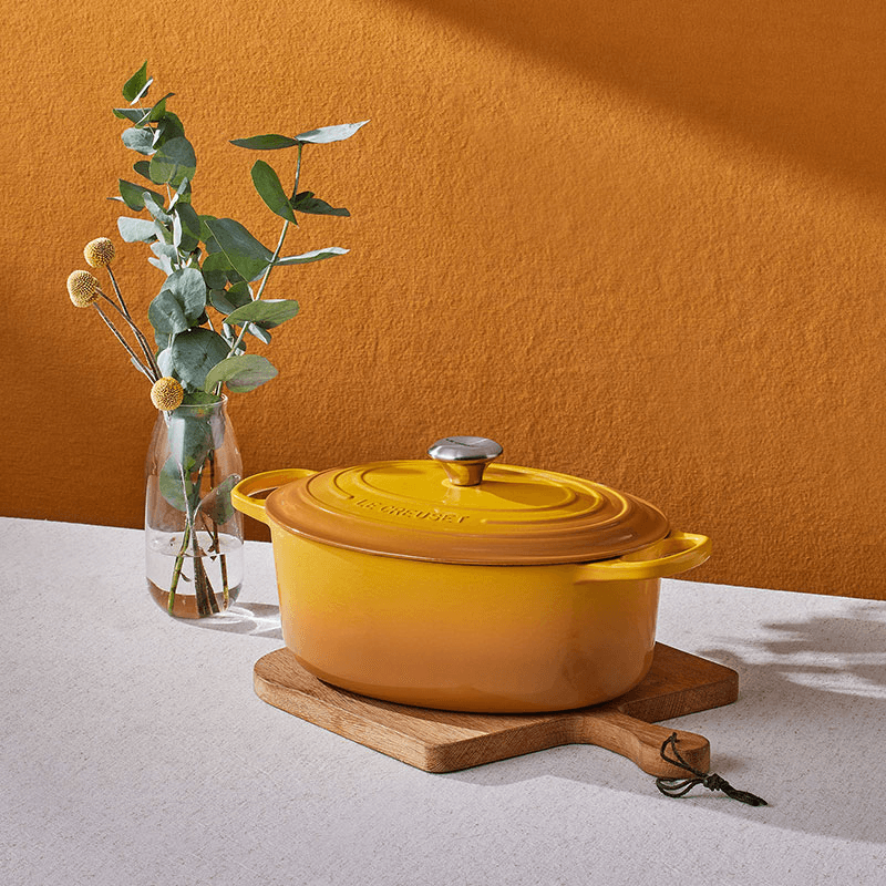 Signature Cast Iron Oval Casserole, 29cm, Nectar