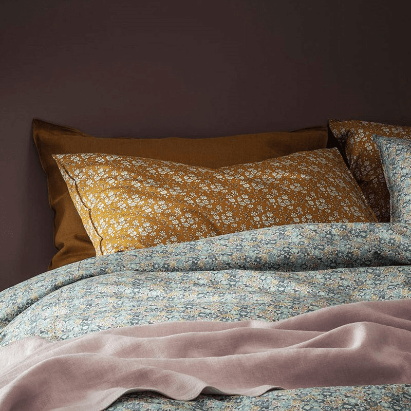 Capel Duvet Set, Super King, Mustard