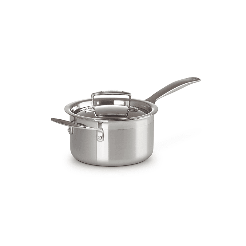 Classic 3-ply 3-Piece Saucepan Set, Stainless Steel