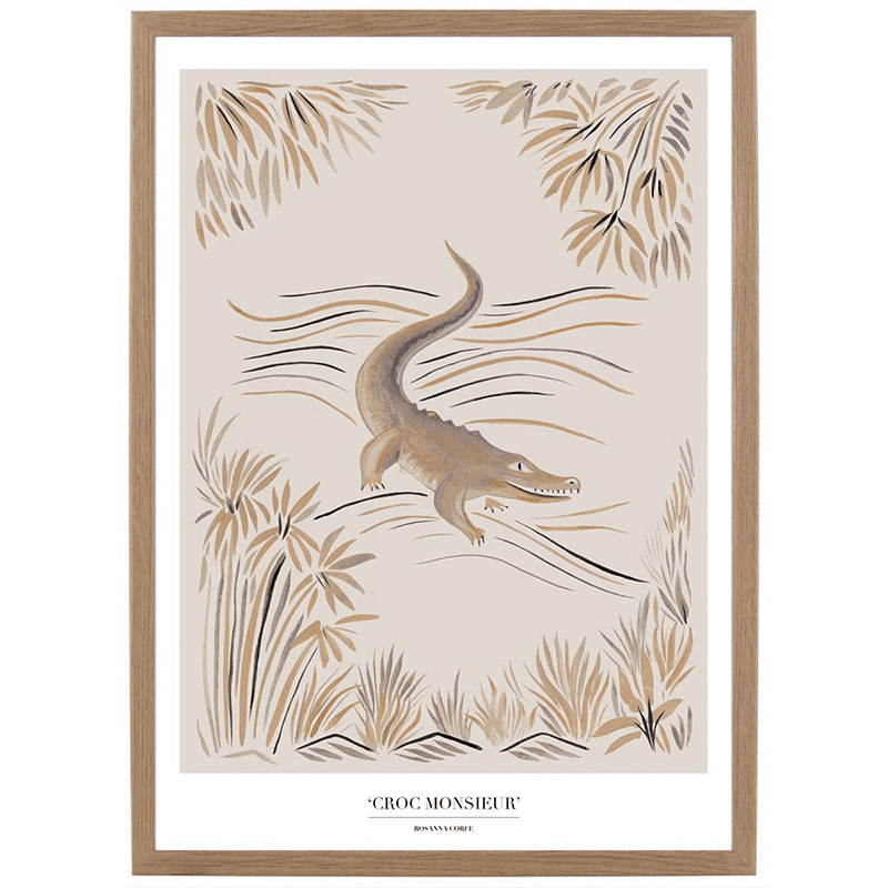 Cros Monsieur Recycled Paper Print, A3, Beige