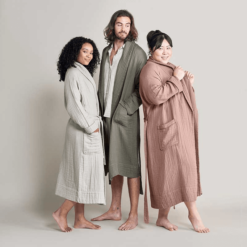 The Dream Cotton Robe, Small, Rust