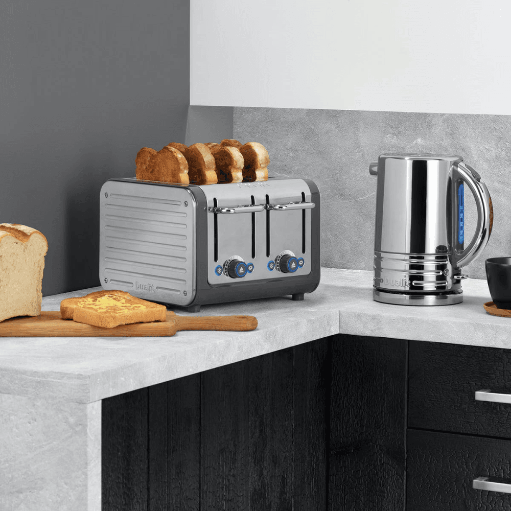 Architect 4 slot toaster, Grey