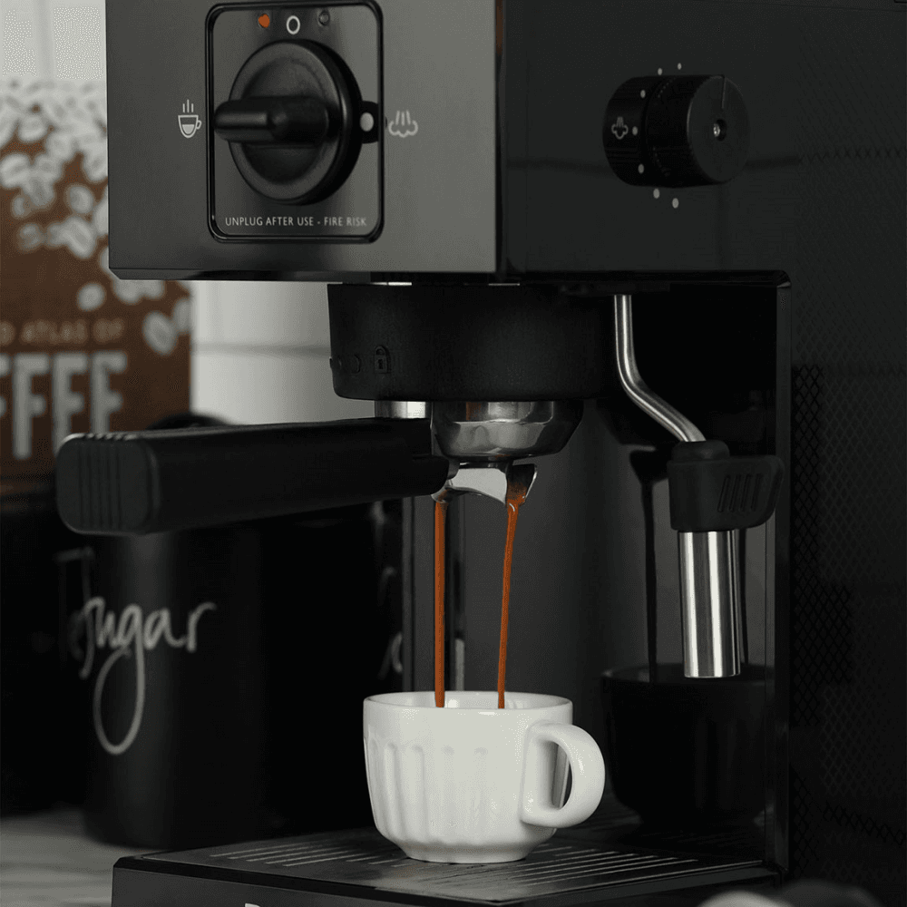 Espresso Coffee Machine, Black