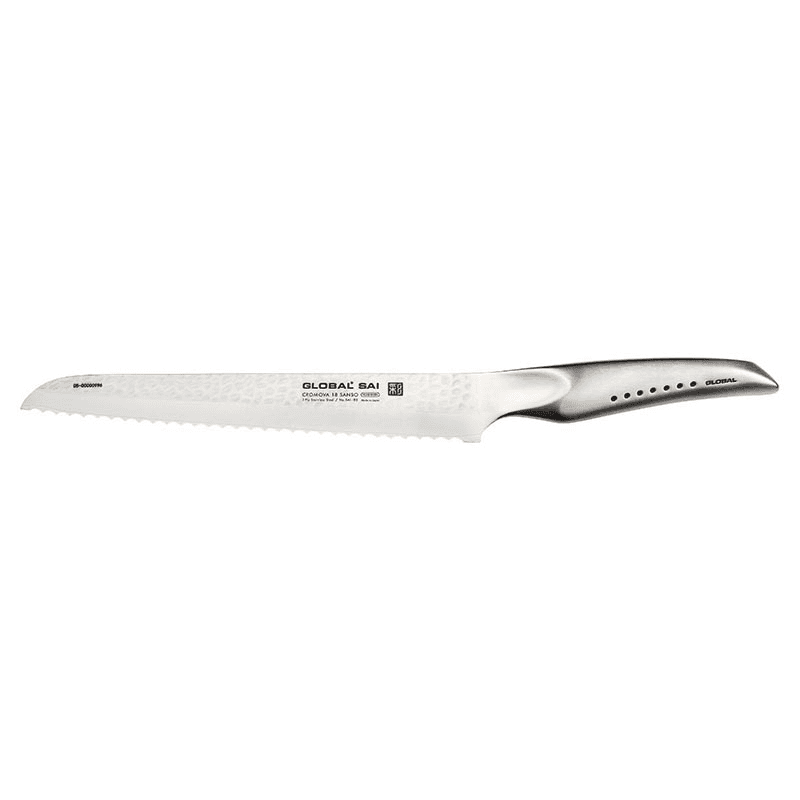Sai Bread Knife, 23cm, Silver