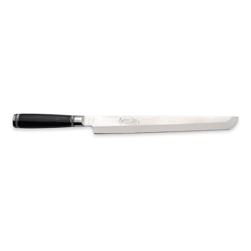 Image showing the Katana Saya Pakkawood Tako Sashimi, 27cm Damascus Blade product.