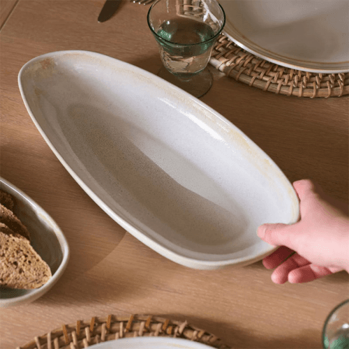 Image showing the Amberley Oval Platter, D16cm, Yellow product.