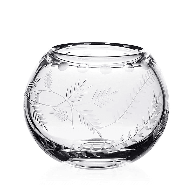 Fern Rose Bowl, D13cm, Clear