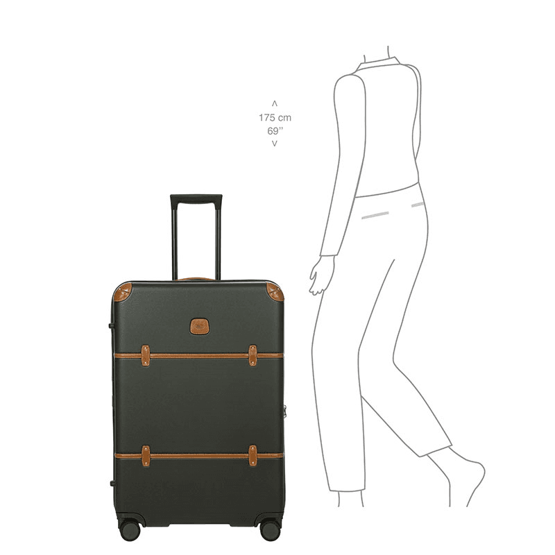 Bellagio Suitcase, H76 x L53 x W29/33cm, Olive