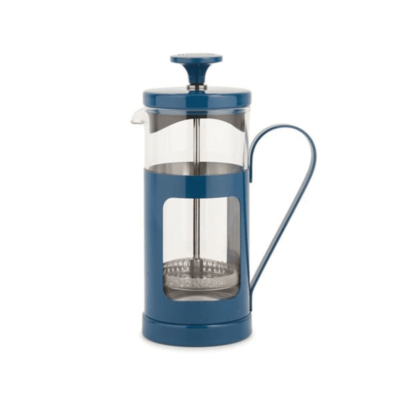 Monaco Stainless Steel Cafetière, 3 Cup, Blue