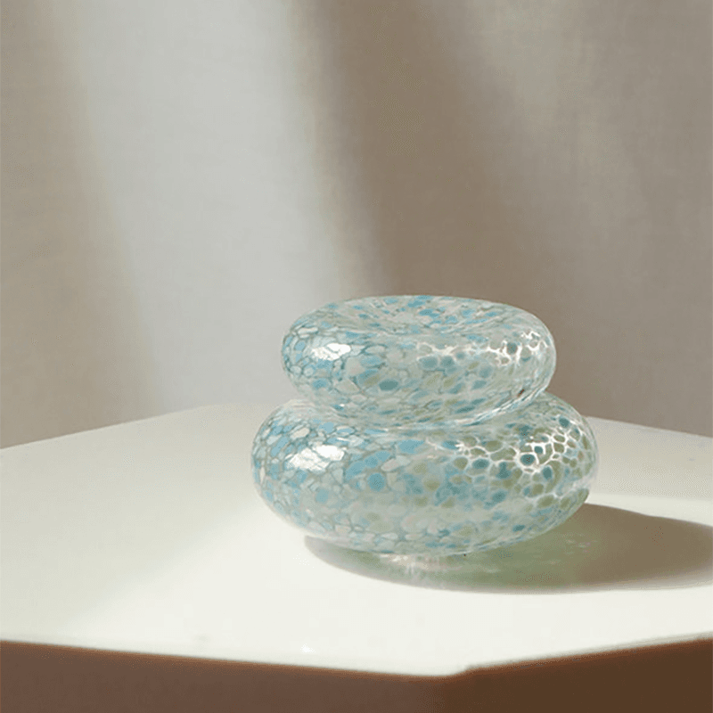 Pebble Stack, H6cm, Lichen