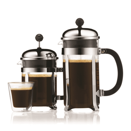 Image showing the Chambord 4 cup coffee maker, 0.5 litre, Silver/Black product.
