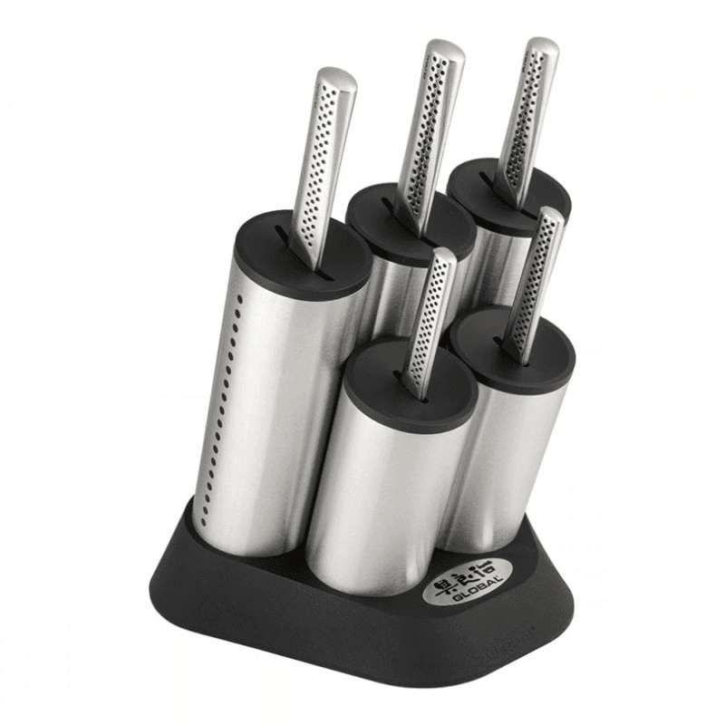 Ukon 6 Piece Cylinder Block Set, Silver