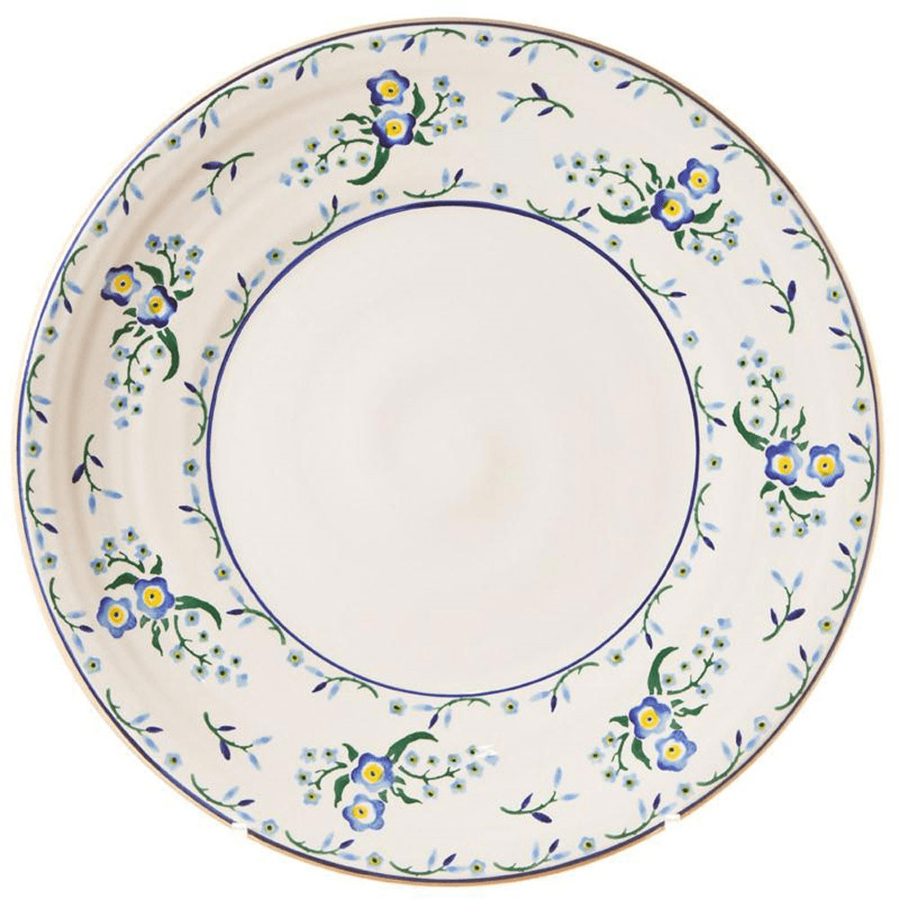 Forget Me Not Shallow Dish, H5 x D37cm