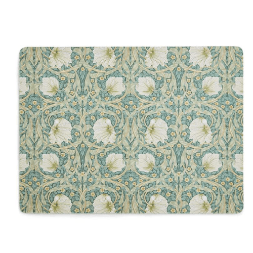 Image showing the Morris & Co Set of 4 Large Placemats, 40 x 30cm, Green product.