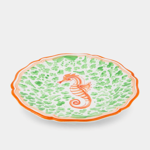 Image showing the Menagerie D'été Plate, D28cm, Green product.