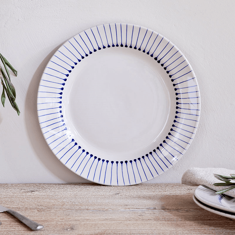 Iba Dinner Plate, D27.5cm, Indigo