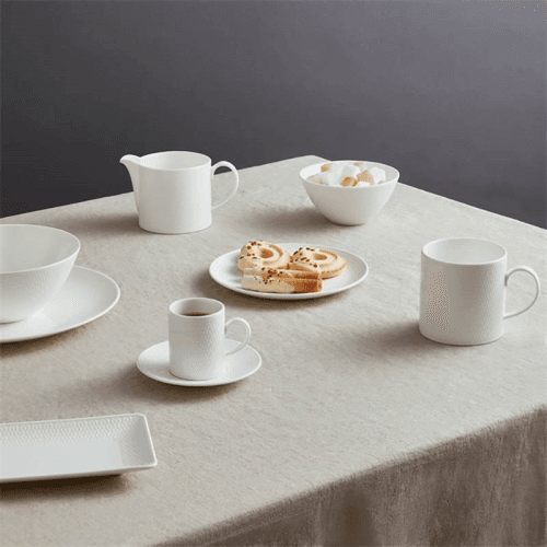 Image showing the Gio Set of 2 Mugs, 293ml, White product.