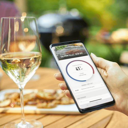 Image showing the Connect Smart grilling hub, Black product.