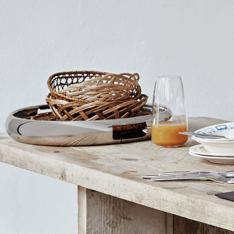 Sphera Tray, D40cm, Silver Plated