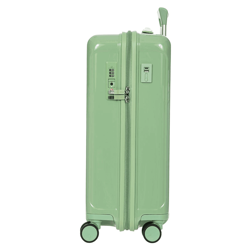 Positano Carry-on Trolley Suitcase, H55 x W23 x L38xcm, Sage Green