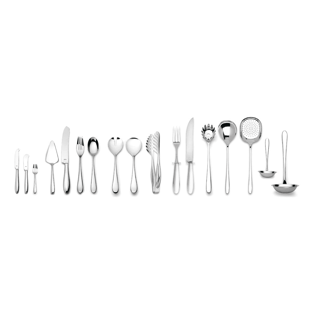 Siena Pair of Serving Spoons, Mirror Finish Polished