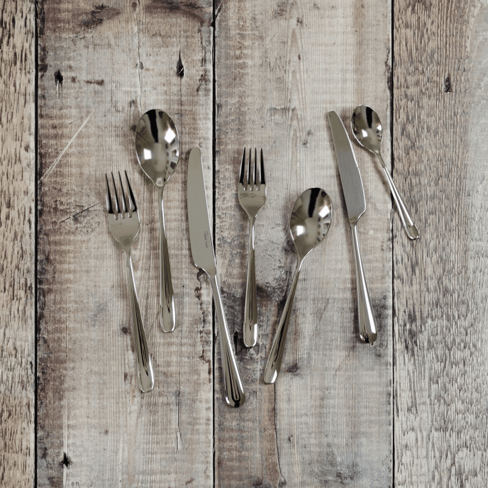 Kingham Bright 7 piece cutlery place setting, Stainless Steel