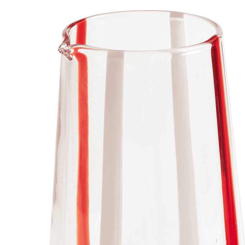 Mila Jug, Red & White