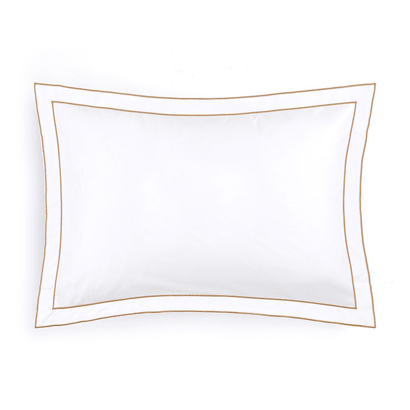 Frame Two Corded Pair of Pillowcases, Standard, Bronzed Umber