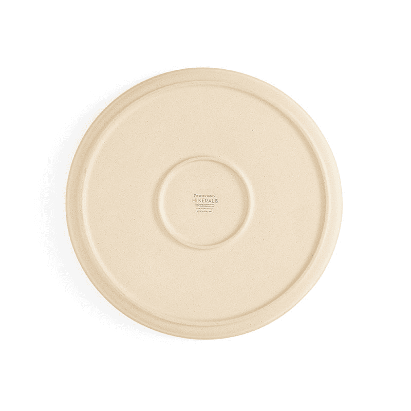 Minerals Set of 4 Dinner Plates, D26.5cm, Moonstone
